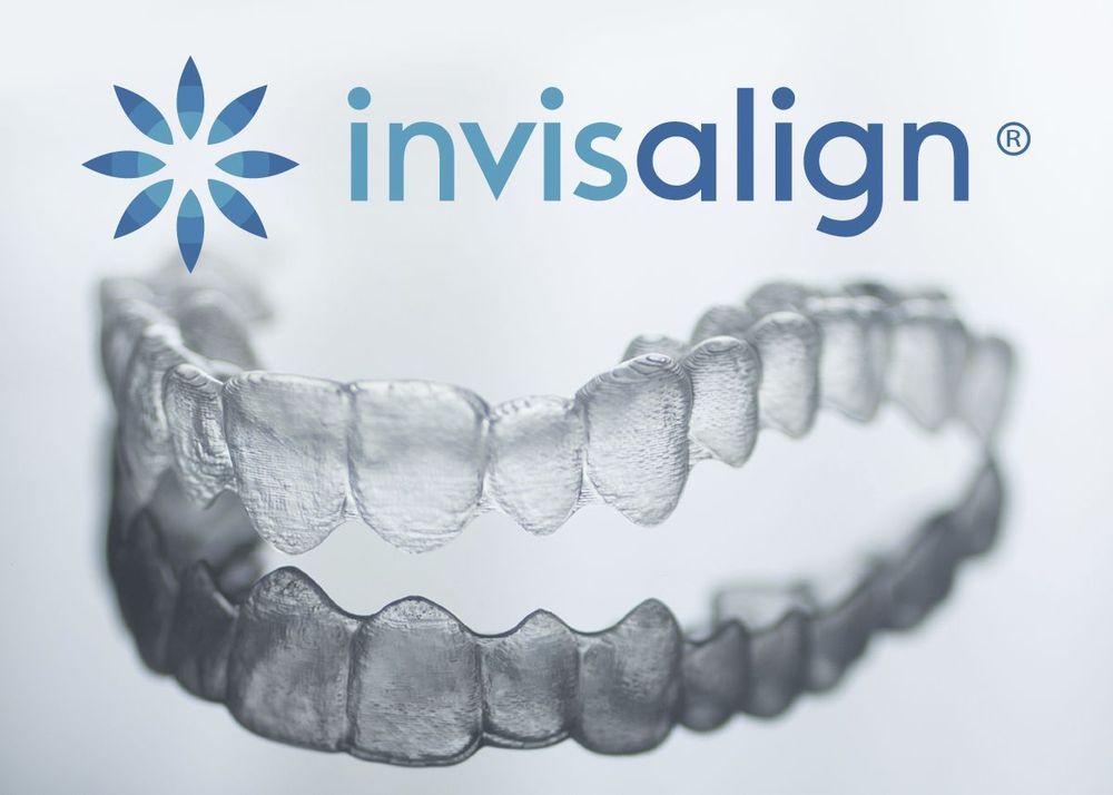 Invisalign tray and logo